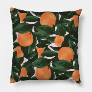 Orange Garden Pillow