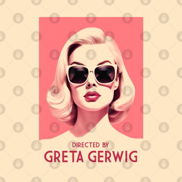 Directed by Greta Gerwig | Retro Movie Poster by Retro Travel Design