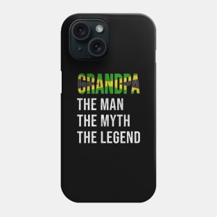 Grand Father Jamaican Grandpa The Man The Myth The Legend - Gift for Jamaican Dad With Roots From  Jamaica Phone Case