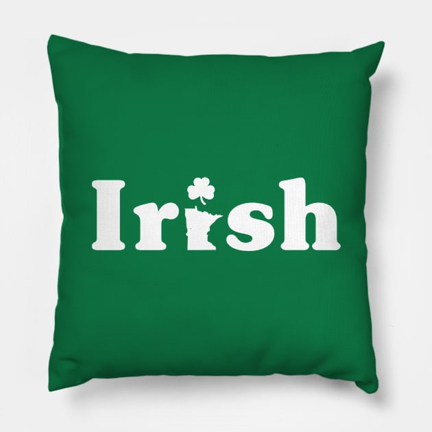 Minnesota Irish Pillow by mjheubach