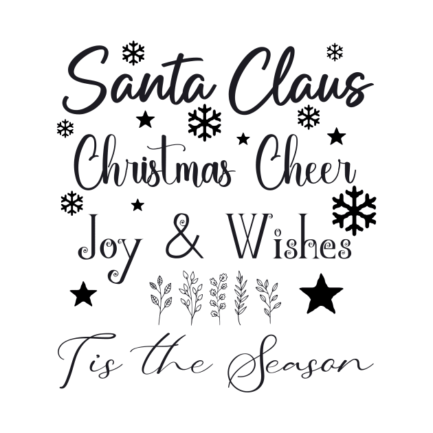 Santa Claus in Dark Font by Wizardbird