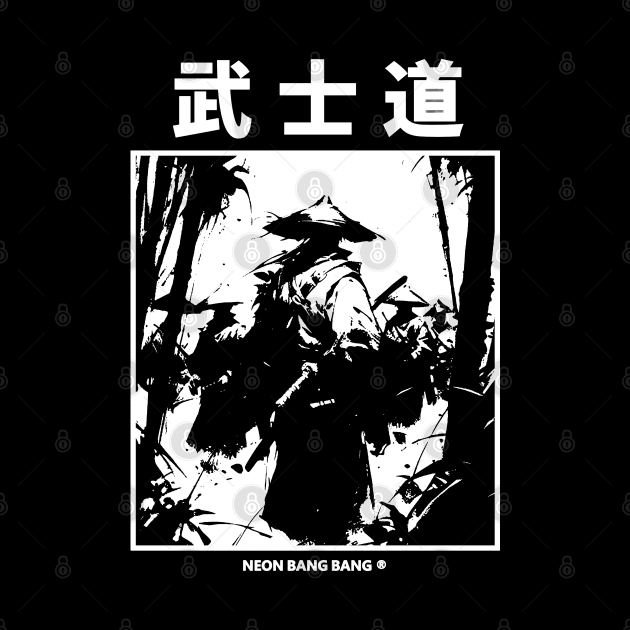 Japanese Samurai Warrior Anime Streetwear #7 by Neon Bang Bang