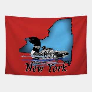 New York Loon Tapestry