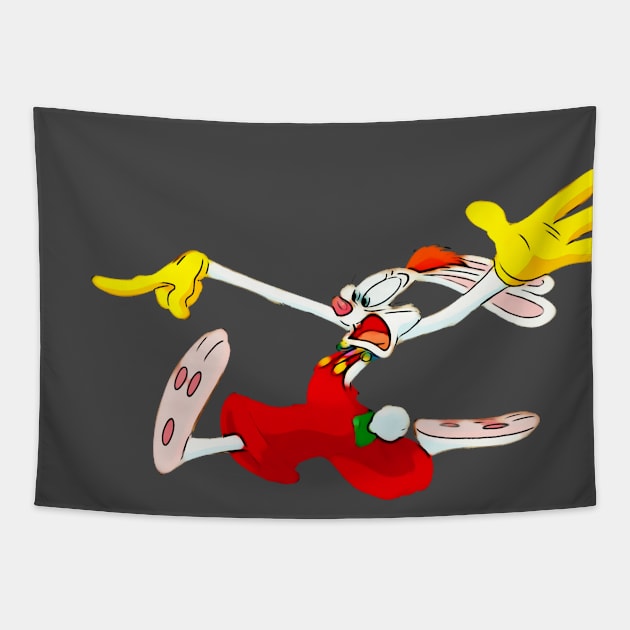 Who Framed Roger Rabbit Tapestry by RainbowRetro