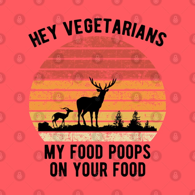 Hey Vegans My Food Poops on your food by Doc Maya