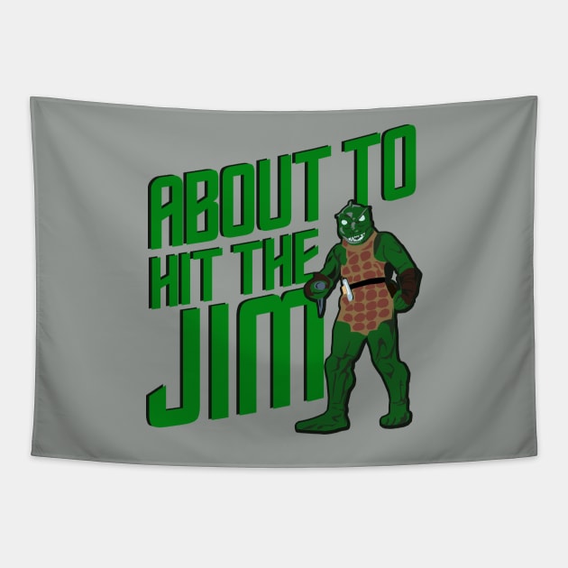 Hit The Jim Tapestry by PopCultureShirts