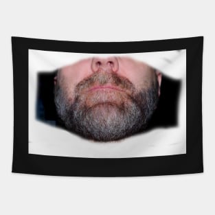 Mans face with beard Tapestry