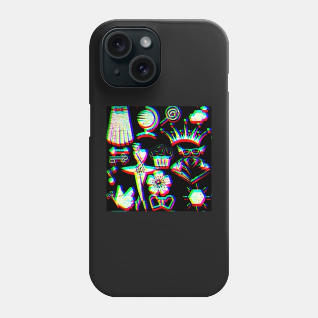 Glitchy and Girly Phone Case by LaurenPatrick