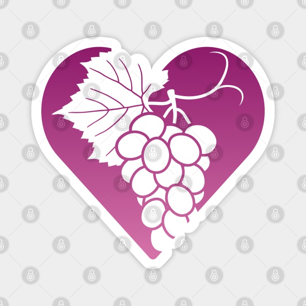 I love grapes Magnet by Florin Tenica