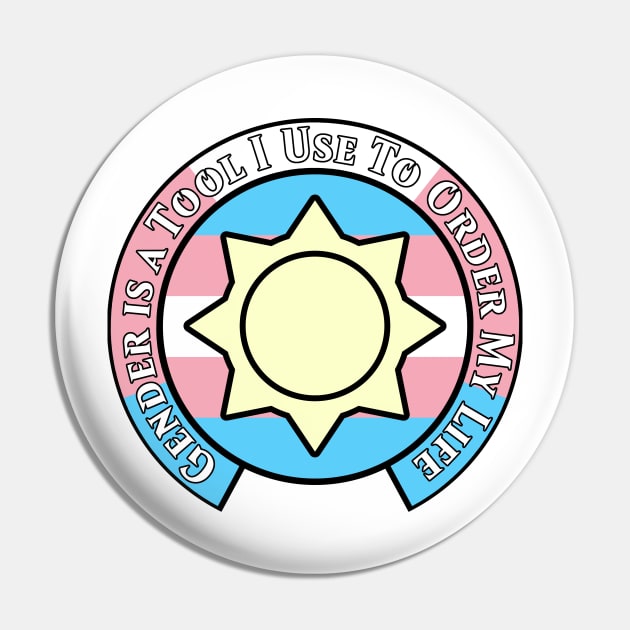 NMCIT - Sun Symbol Pin by talenlee