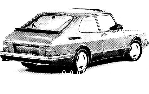 Saab 900 Retro Design Kids T-Shirt by DankFutura