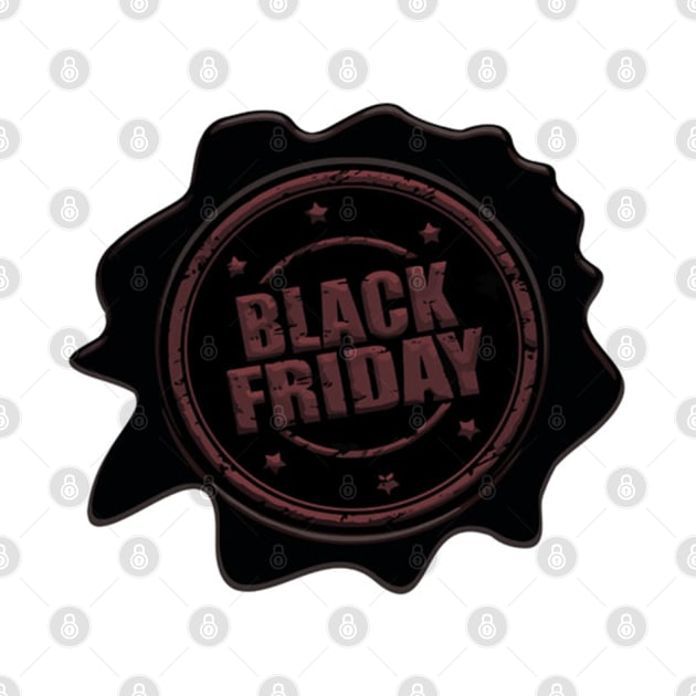 Black Friday Icon by gold package