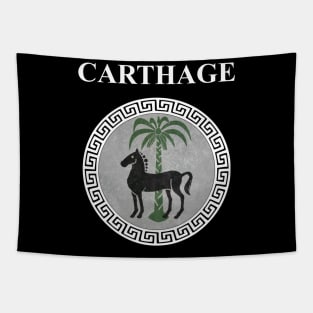 Carthage Ancient Symbol of Qart-Hadasht Tapestry