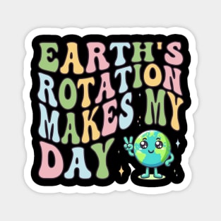 Groovy Planet Earth Love Eco Awareness Day Magnet