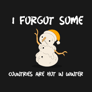 Funny Winter Snowman T-Shirt