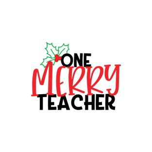 One Merry Teacher T-Shirt