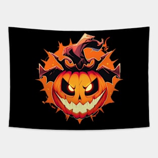 pumpkin face Tapestry