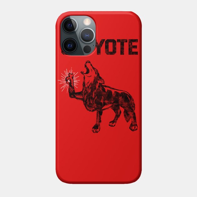 OK-yote (black) - Coyote - Phone Case