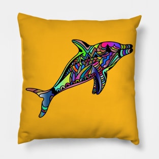 Dolphin Animal Line Art Decorative Decoration Pillow