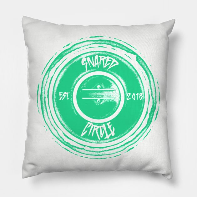 Snared Circle Lid Pillow by Tyler Teej