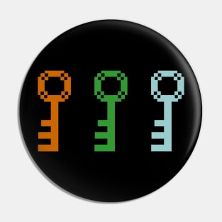 Ready Player One Three Keys Pin