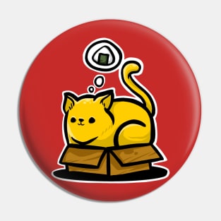 Cat in the box Pin