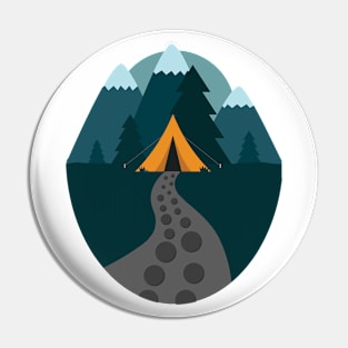 Camping Hiking I don't hate people I just feel better Pin