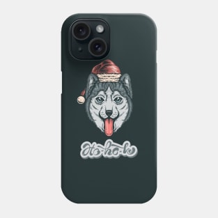 Christmas Husky Phone Case