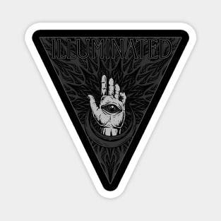 ILLUMINATED VOID - logo - Esoteric Electro Black Ambient Magnet