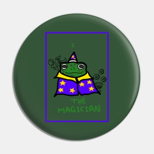 Number I The Magician toad frog thingy tarot inspired Pin