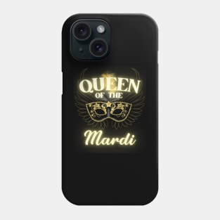 Queen of The Mardi Masquerade Bead Parade Women Men Kids Phone Case