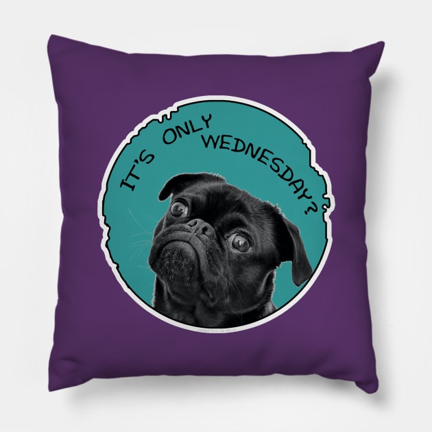 Only Wednesday Pillow by Vandalay Industries