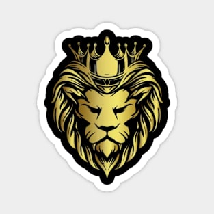 Lion With Crown Magnet