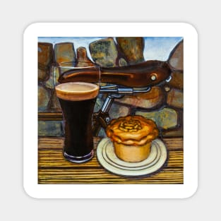 Tour de Yorkshire pie n pint Magnet