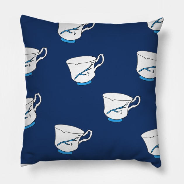 Cups Pillow by rainilyahead