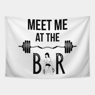 Workout Weight Training Gym Meet Me At The Bar Tapestry