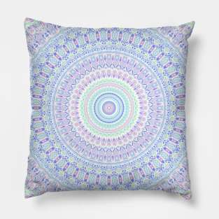 Psychedelic Boho Hippie Mandala Pillow