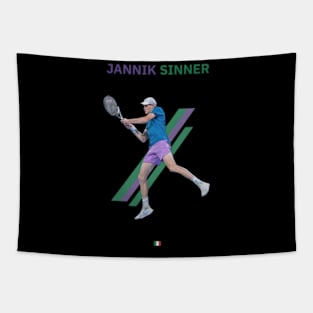 Young Man tennis Tapestry