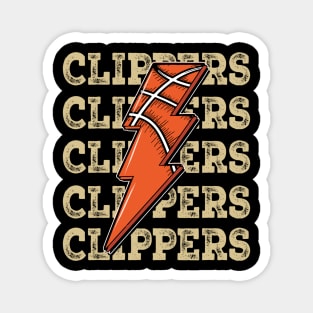 Funny Sports Clippers Proud Name Basketball Classic Magnet