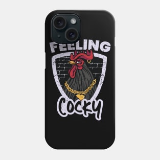 Feeling Cocky in Carolina // Funny Cocky Rooster // South Carolina Phone Case