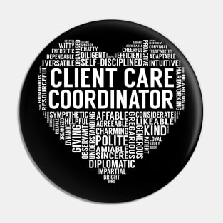 Client Care Coordinator Heart Pin