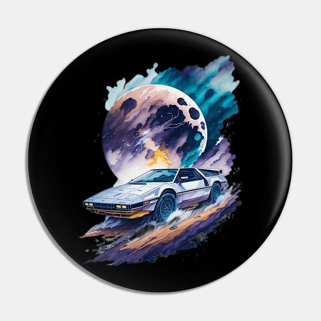 Summer Art DMC DeLorean Pin by Shop Goods