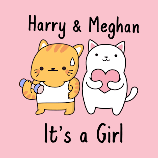 Harry and Meghan, It's a Girl, Gender Reveal T-Shirt