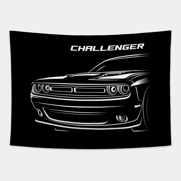 Dodge Challenger Tapestry by CandyUPlanet