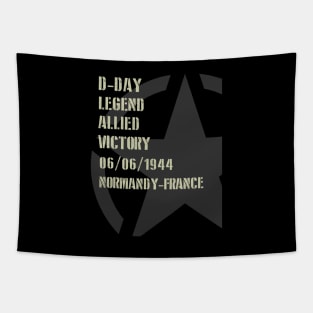 D-Day Legend 1944 invasion Normandy military WW2 T-shirt Tapestry