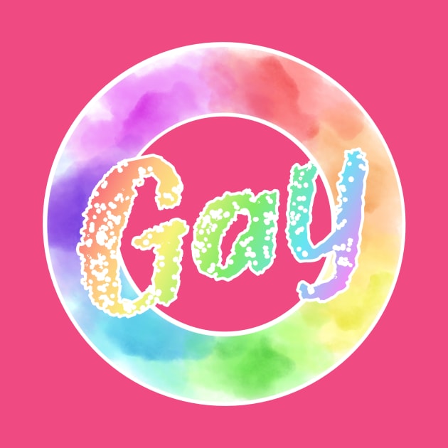 Candy-Toned Gay Watercolour by SapphoStore