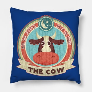 cow over the moon Pillow