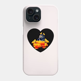 monkey flower love Phone Case