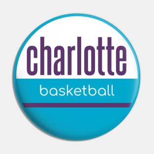 charlotte basketball Pin