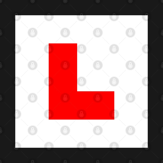 L-Plate Learner Driver Sign by tinybiscuits